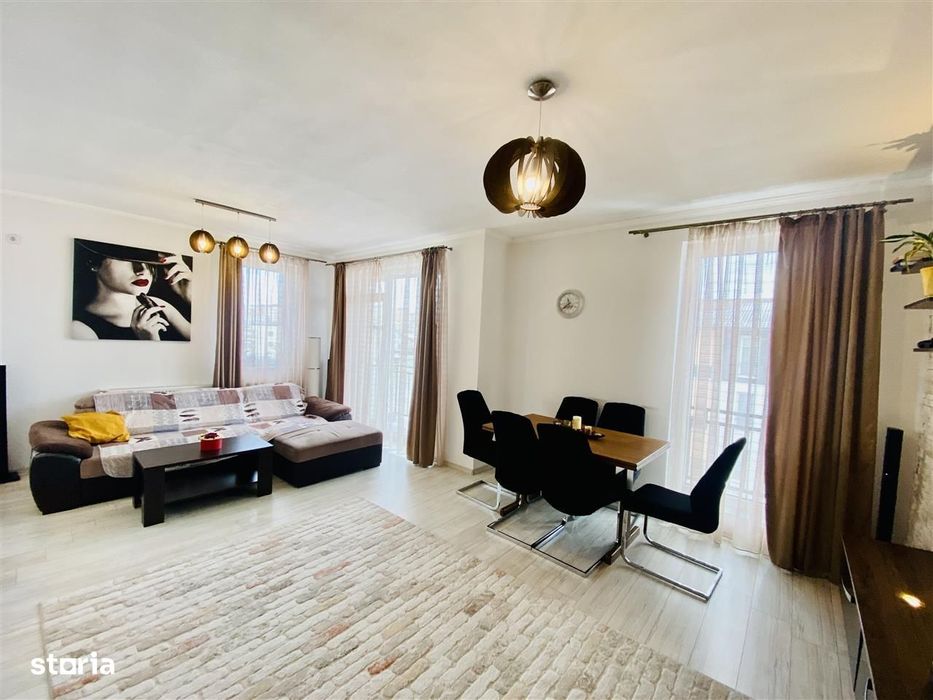 Ap. cu 3 camere, 2 bai, 2 balcoane, 2 locuri de parcare, Selimbar