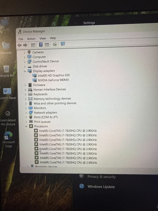 Laptop Dell Latitude 5580 i7hq 16gb nvidia ssd Gaming