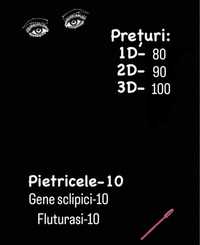 Extensii gene fir cu fir:1D,2D,3D
