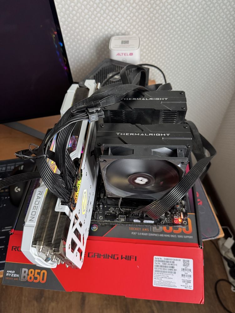 Ryzen 7 9800X3D, RX 7900 xtx