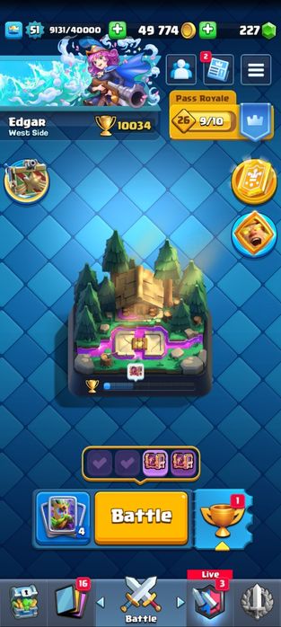 Акаунт клеш рояль