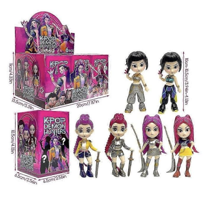 Figurine K-Pop Demon Hunters 10 cm(6 pax)