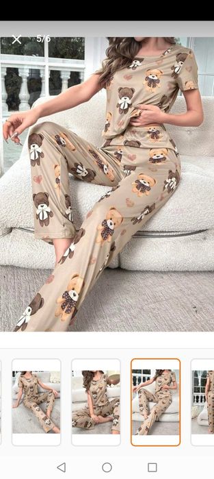 Пижамата с къс ръкав