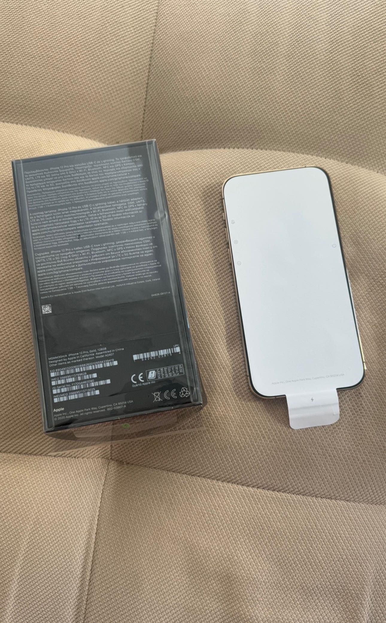 iPhone 12 Pro titanium