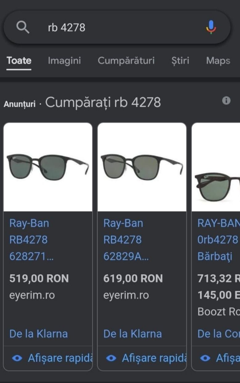 Ochelari de soare polarizați Ray Ban