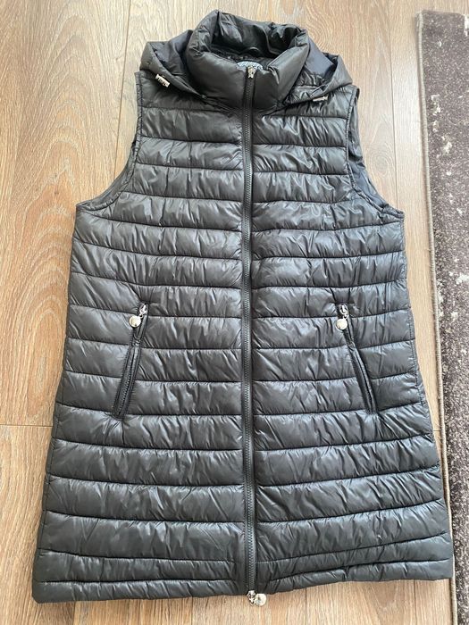 Vesta geaca lunga gri