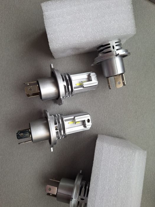 4 бр. нови LED лампи, Модел H4, 1500lm