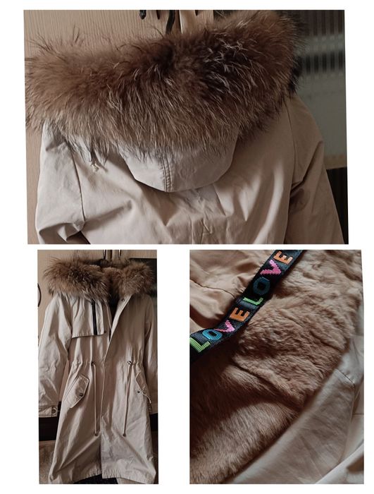Куртка парка мех натуральный