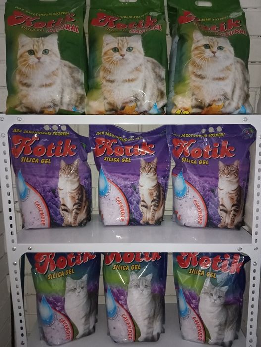 Силикагелевый наполнитель для кошек