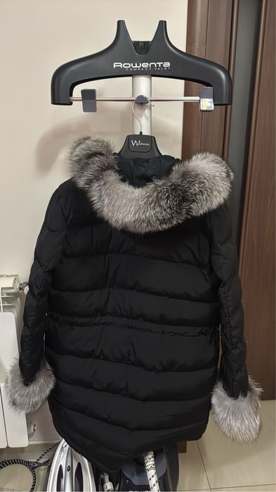 Geacă de iarnă cu blană naturală detașabilă