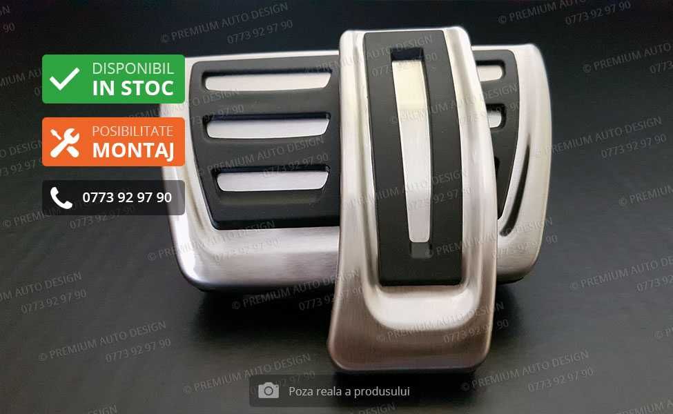 Ornamente INOX pedale si footrest - Audi Q7-Q8 / VW Touareg 2019+