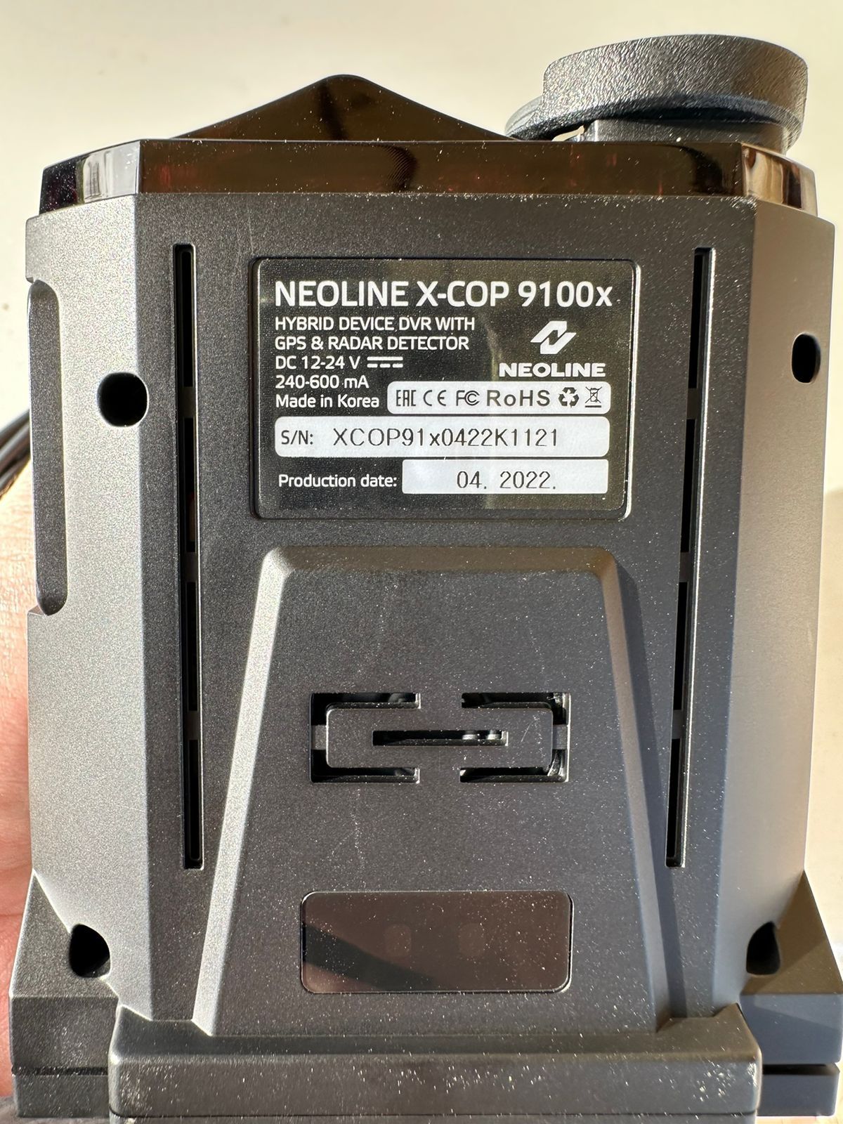Сигнатурный радар-детектор + видеорегистратор Neoline X-COP 9100x