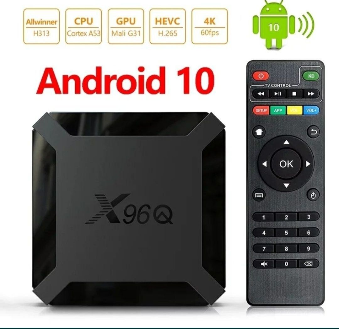 Андроид смарт тв приставка X96Q для телевизора
