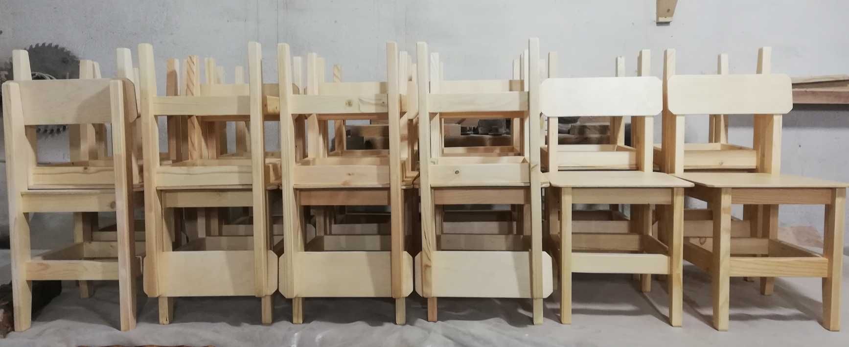 Колеса деревянные, стулья детские, подносы из дерева