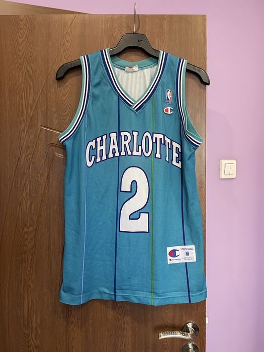М Баскетболен Потник Champion Charlotte Hornets Johnson Jordan Adidas