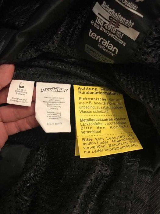 Pantaloni moto de piele PROBIKER, ca noi