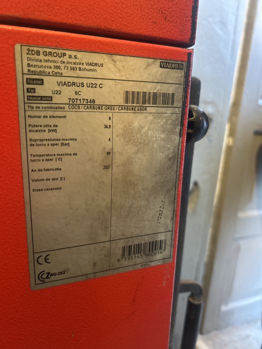 Centrala Viadrus6elementi cu pompe cuboiler cu 2 vase deexpansiune