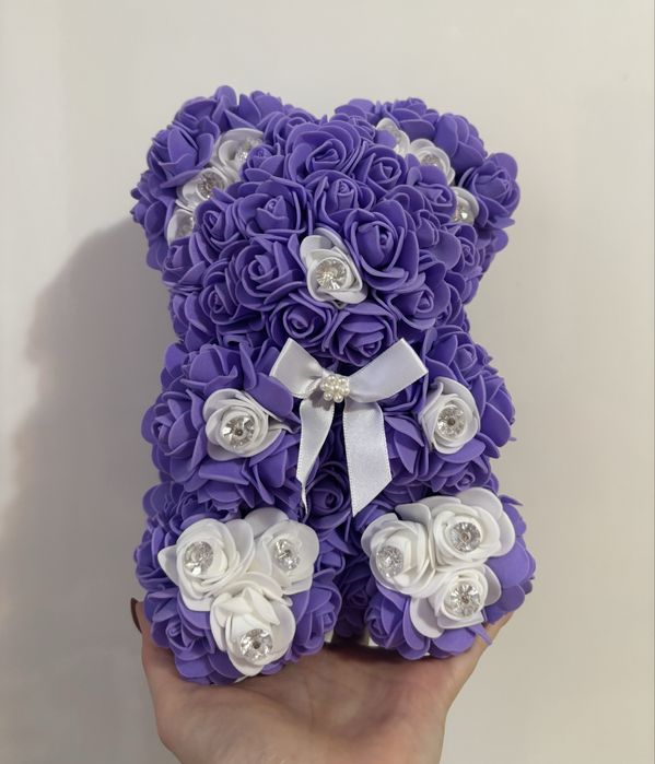 Ursulet din trandafiri de spuma