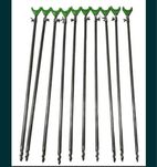Set 10 picheti telescopici INOX 78-130 CM