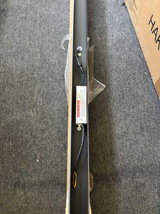 Aplica LED exterior 100x5cm, 50W, 3000K, IP65, negru