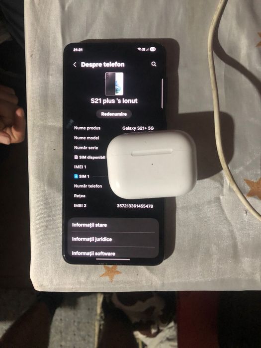Vand samsung galaxy s21 plus ,sau schimb