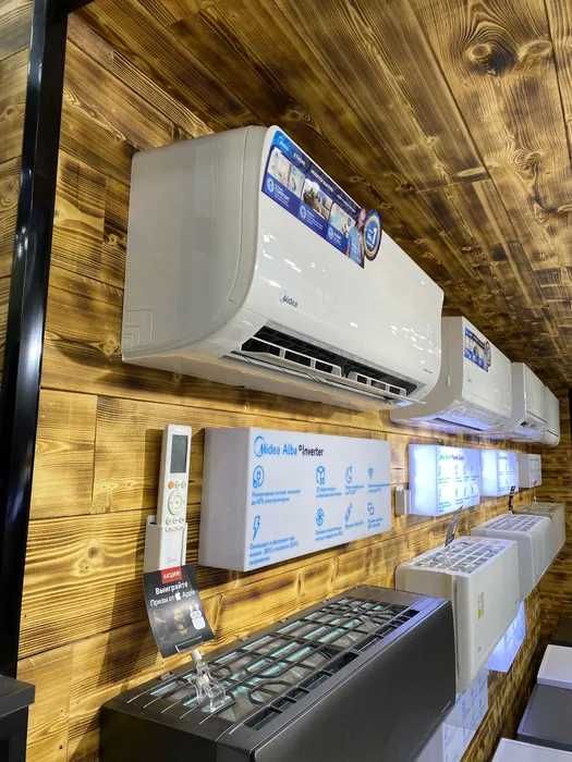 Midea Alba 7 konditsioner Wi Fi invertor bepul dostavka sovg‘a Iphone