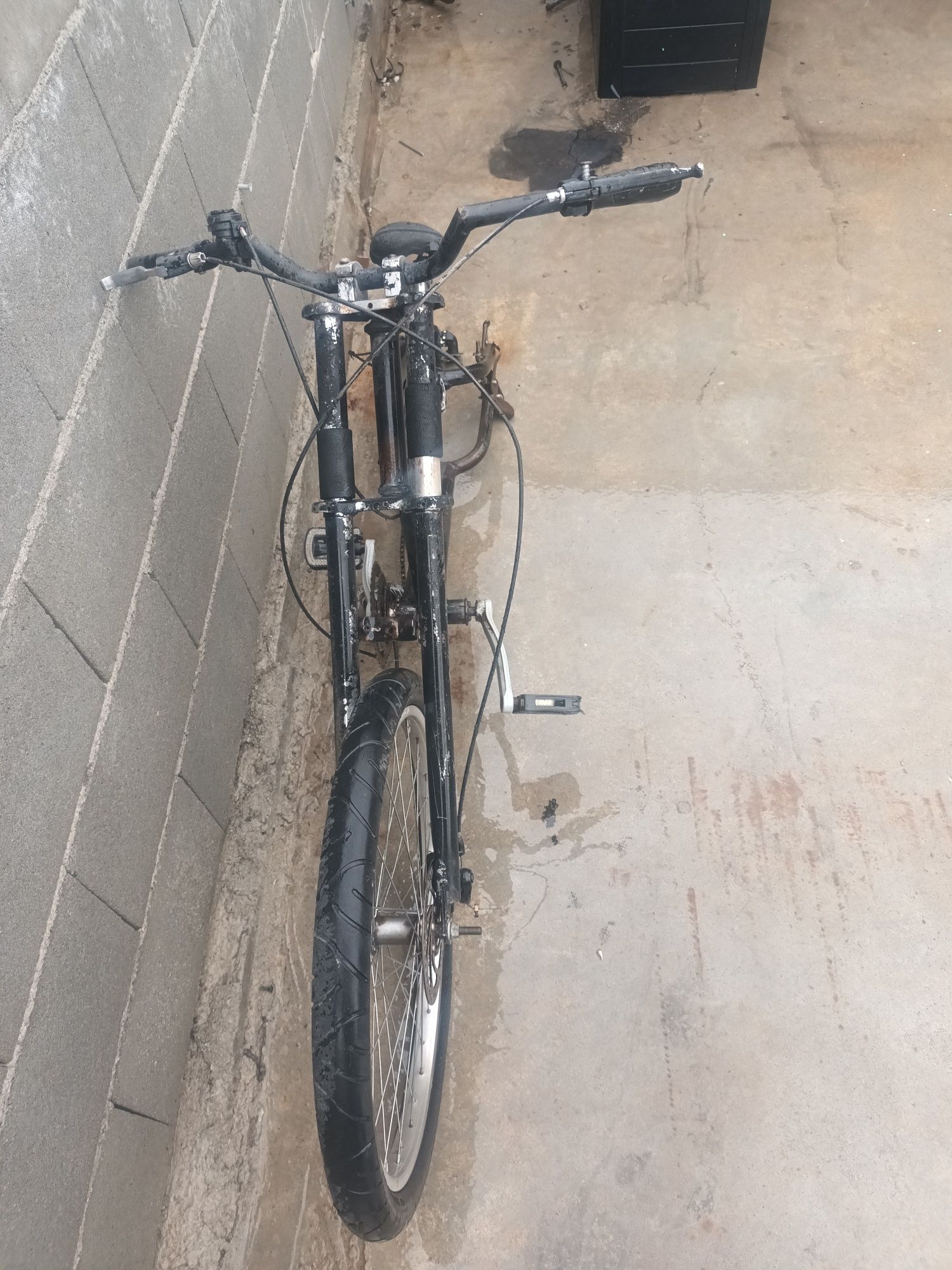 bicicleta chopper sau dezmembrez