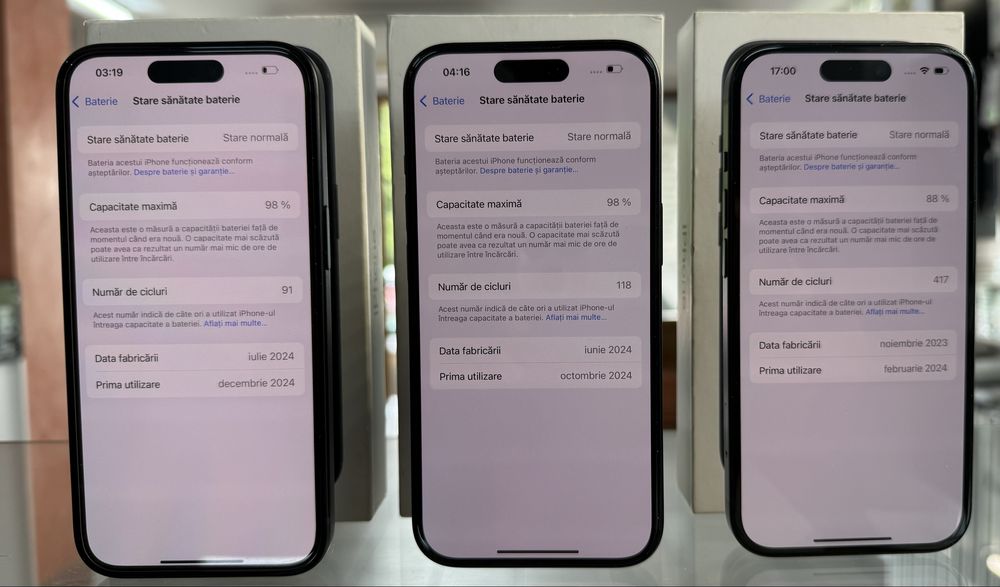 iPhone 15 128 gb Pret 2750 lei
