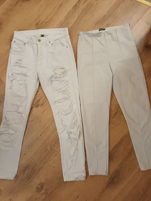 Бели дънки - размер С