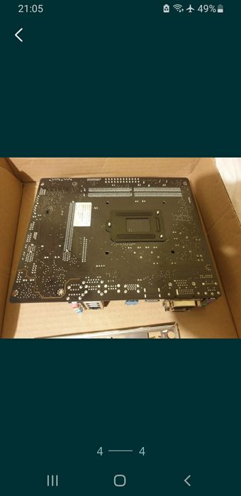 Placa de bază MSI și procesor și Asus H310 gen 8..9