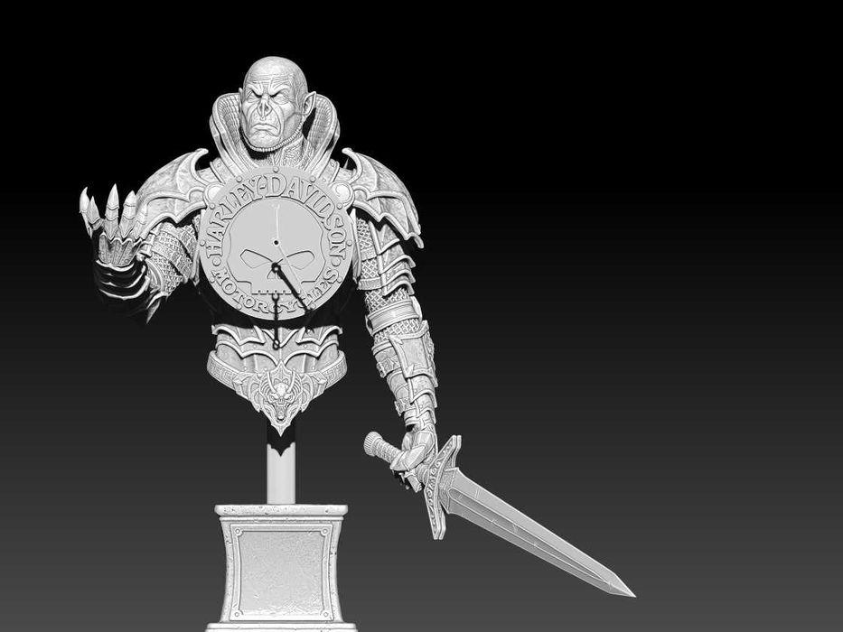 Тематичен настолен часовник за любители на тъмната страна