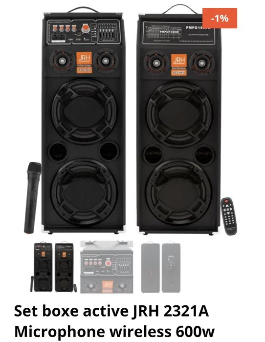 Boxe active JRH 600w