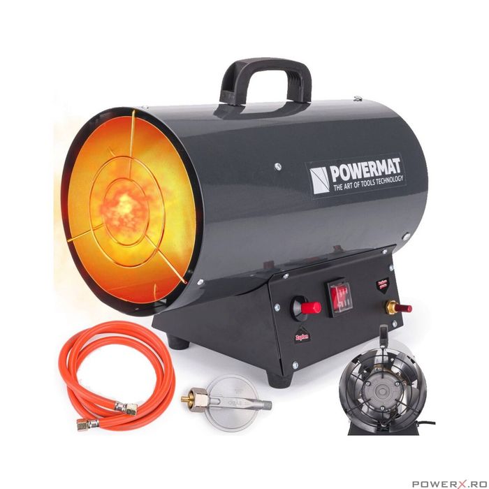 Tun pentru caldura 15KW, incalzitor industrial gaz ardere externa,