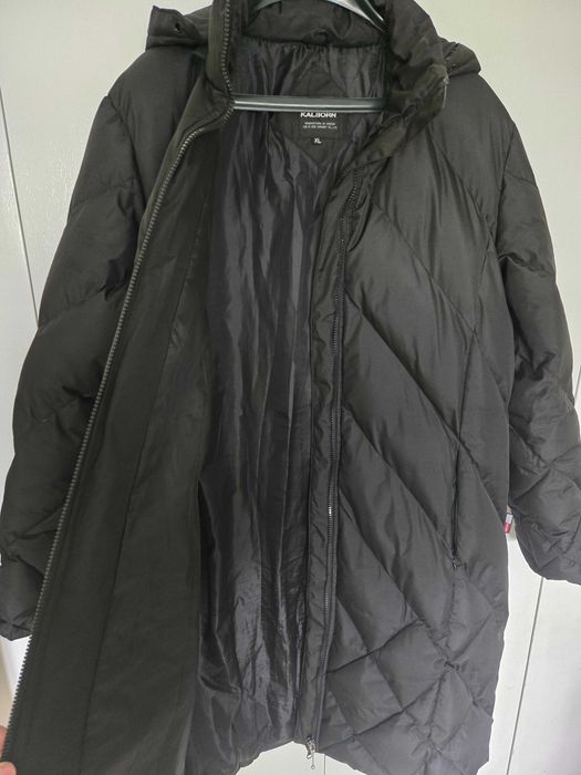 Голямо зимно яке , дълго с качулка