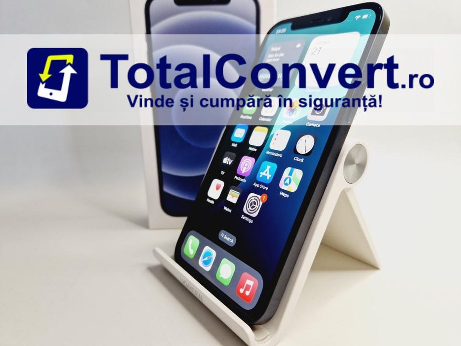 Apple iPhone 12 64GB Black 4GB Single SIM, Garantie 24 luni | #R87688