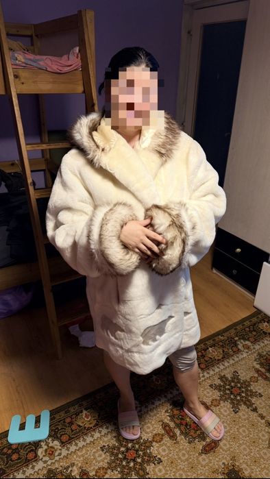 Blana sintetica alba marimea 2xl