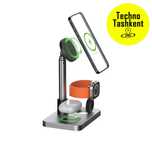 Беспроводная зарядная станция Green Lion 3 в 1, 15 Вт