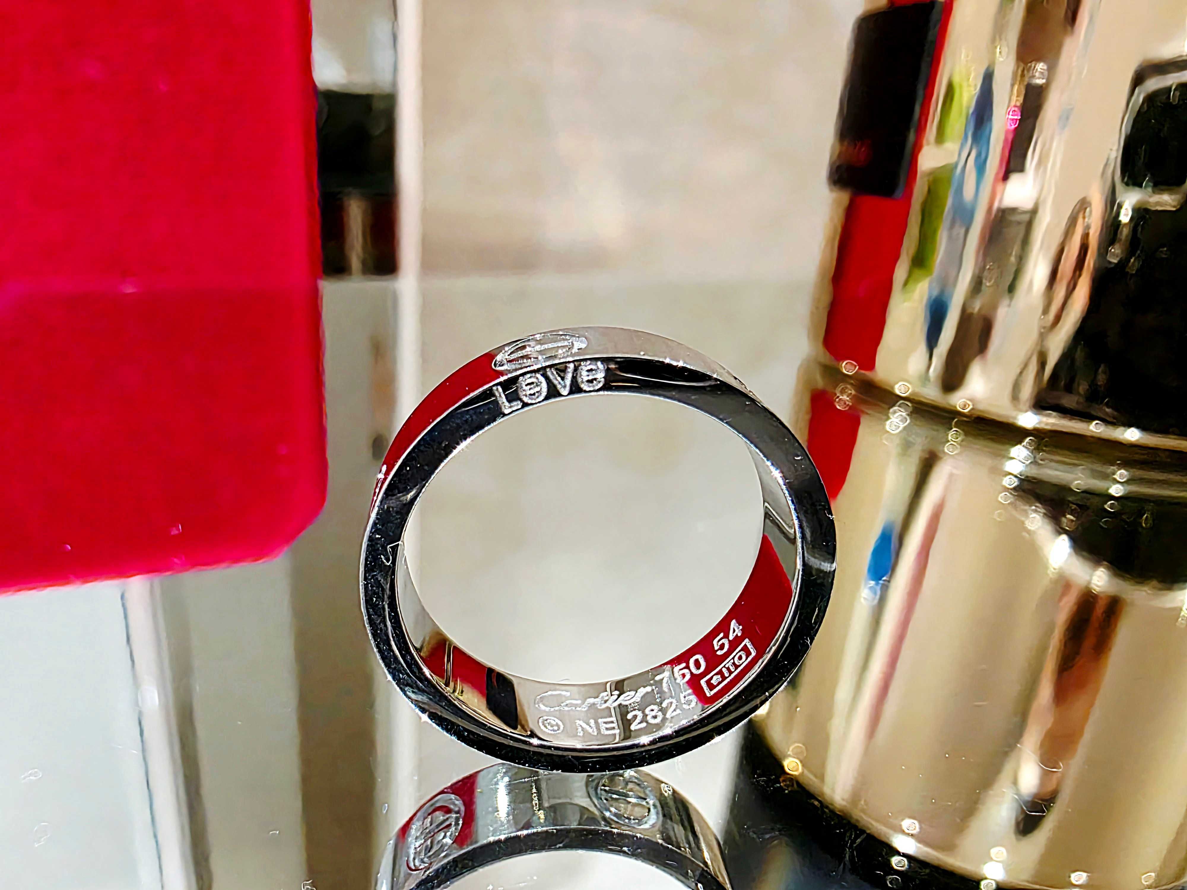 CARTIER Love White Gold Classic Model Пръстен