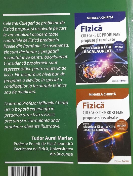 Culegere fizică- clasa 10- Mihaela Chiriță