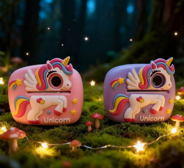 Детски фотоапарат с принтер за моментни снимки, различни видове