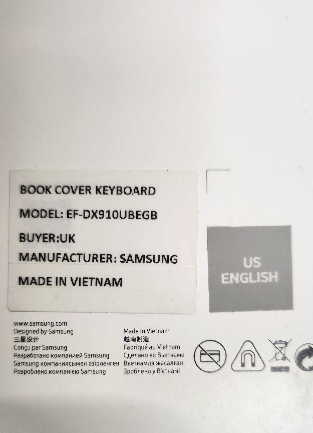 Чехол-клавиатура на планшет Galaxy Tab S9 ULTRA Model EF-DX910UBEGB