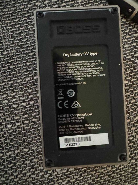 distortion pedal boss ds1x ds-1x made in Japan