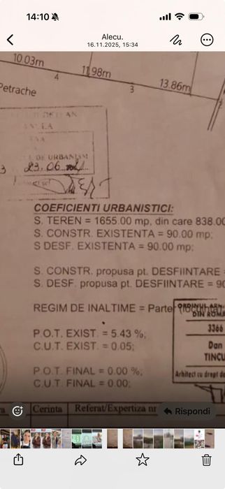 Vand teren cu fundatie