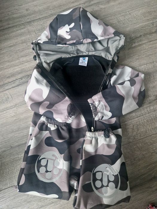 Salopeta softshell 86-92 kids care