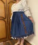 Costum popular cu zadie