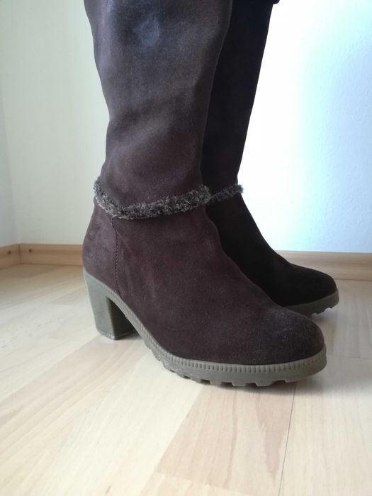 Зимни ботуши от естествен велур 38-ми номер