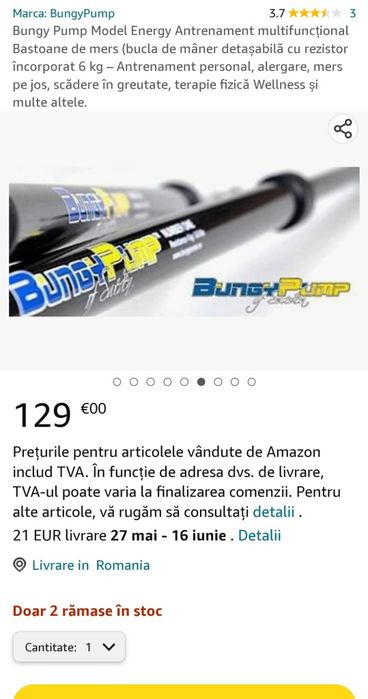 Bete tehnice Bungy Pump of Sweden, model Energy și Slimline