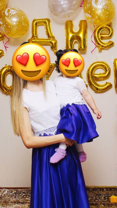 Юбка мама + доча