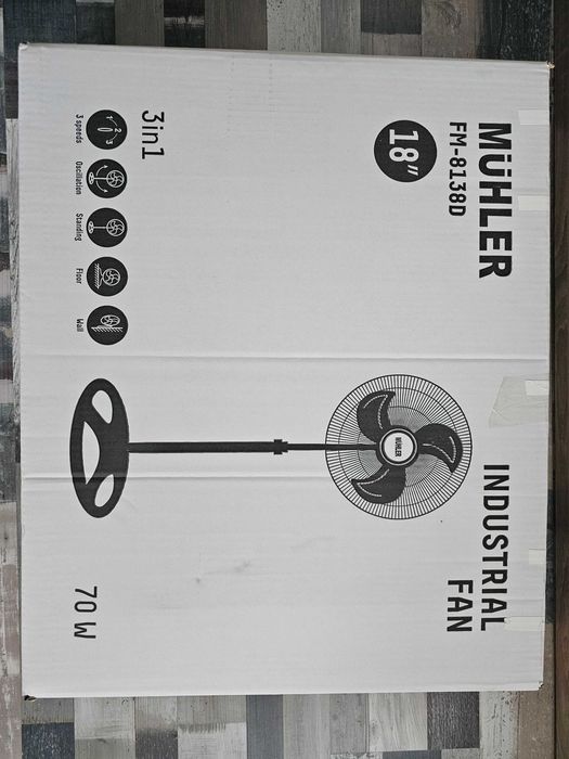 Muhler FM-8138D – вентилатор 18″ (3-in-1)