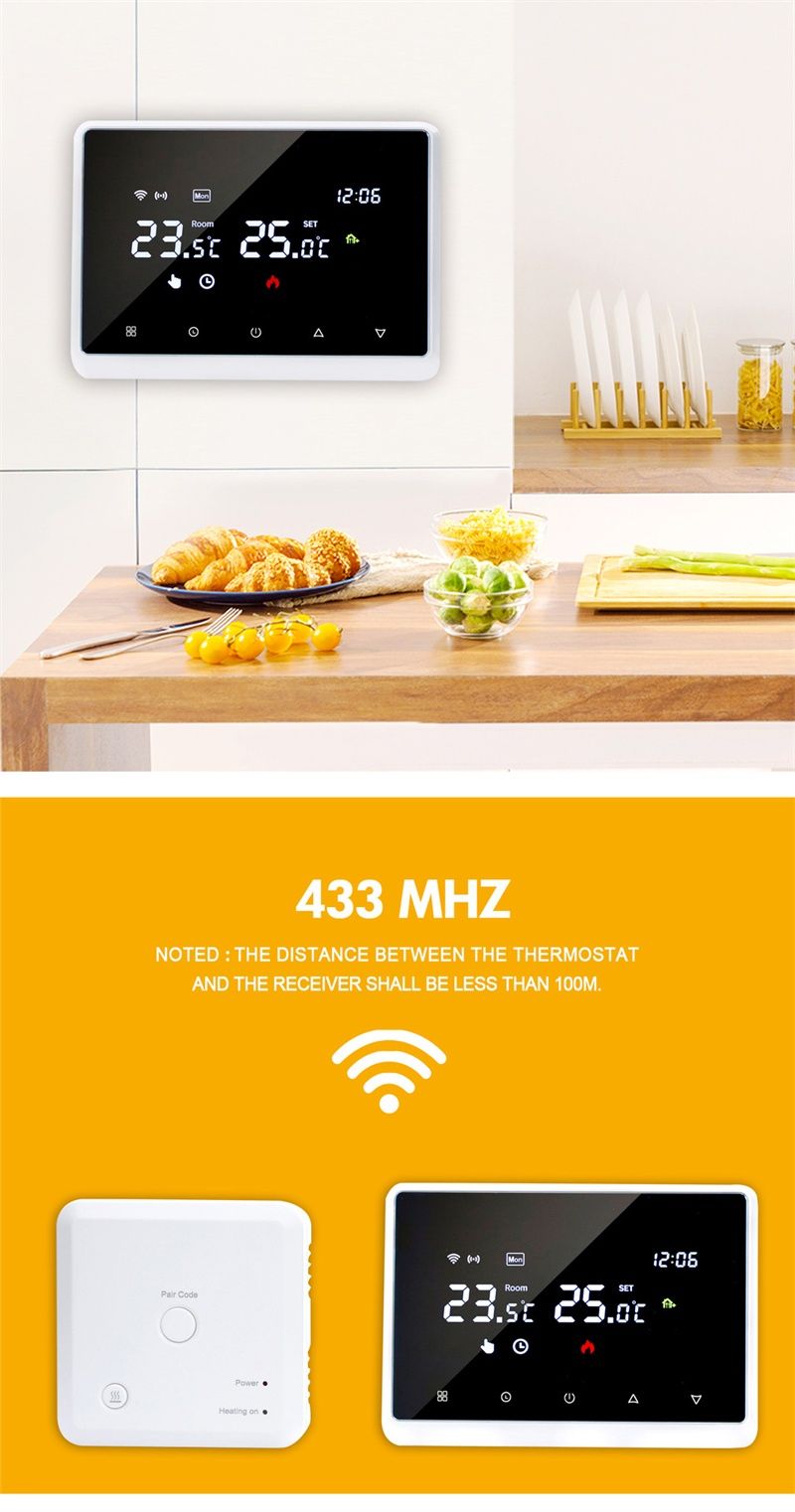 Termostat smart centrala gaz WiFi Smart TUYA(fara fir)